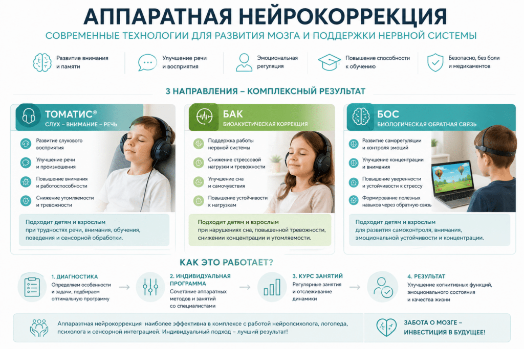 метод Томатис, БАК, БОС