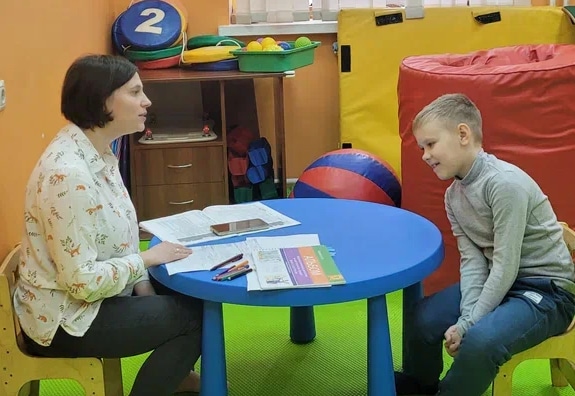 На занятии нейропсихолога в центре Томатис результат
